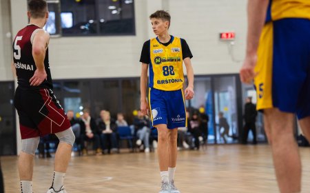 Istorinis tėčio ir sūnaus debiutas aikštelėje bei užtikrinta Biržų pergalė namuose