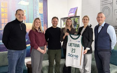 „Acme Grupė“ prisijungia prie Lietuvos moksleivių krepšinio lygos iniciatyvos jaunimo sveikatinimui