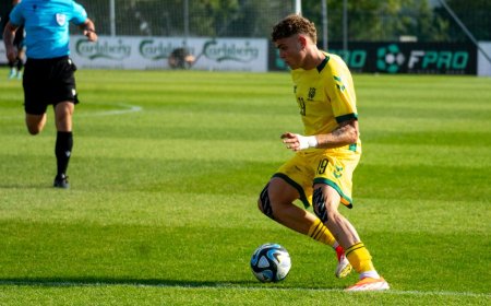 Atrankos startui besirengianti U21 rinktinė sužais dvejas kontrolines rungtynes