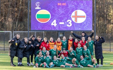 Lietuvos merginų rinktinė turnyrą Vilniuje baigė įspūdinga pergale