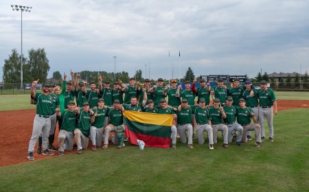 Lietuva tarp stipriausių: beisbolo rinktinė keliauja į Europos čempionatą