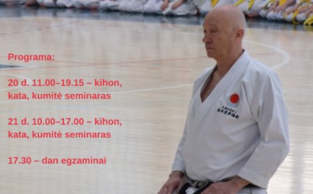 JKA karatė seminaras su Daniel Lautier