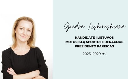 Kandidatė į LMSF Prezidentus – Giedrė Leskauskienė