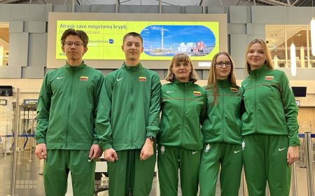 Slidininkai išvyksta į EYOF 2025