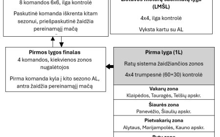 Skelbiama informacija apie 2025 m. Lietuvos šachmatų lygą