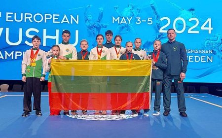 Lietuvos ušu atstovai – elitinių Europos atletų dešimtuke