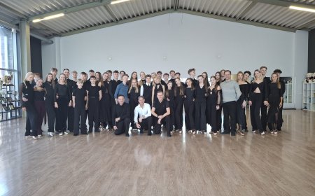 Pirmadienį įvyko standartinių šokių rinktinės stovykla