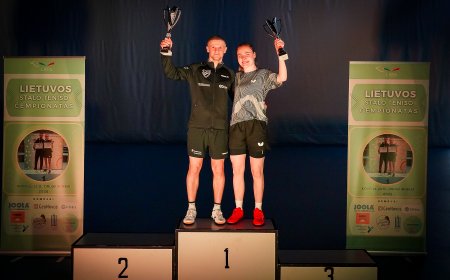 LIETUVOS ABSOLIUTŪS ČEMPIONAI – KORNELIJA RILIŠKYTĖ IR KĘSTUTIS ŽEIMYS