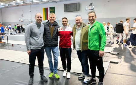 Druskininkai sulaukė UIPM prezidento Rob Stull apsilankymo