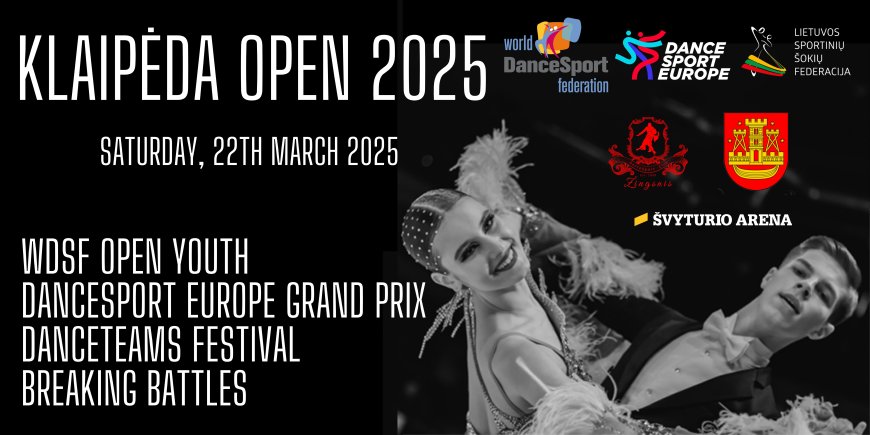 Tarptautinis šokių festivalis „Klaipėda Open Dance Festival 2025“: šokio aistra sugrįžta į uostamiestį