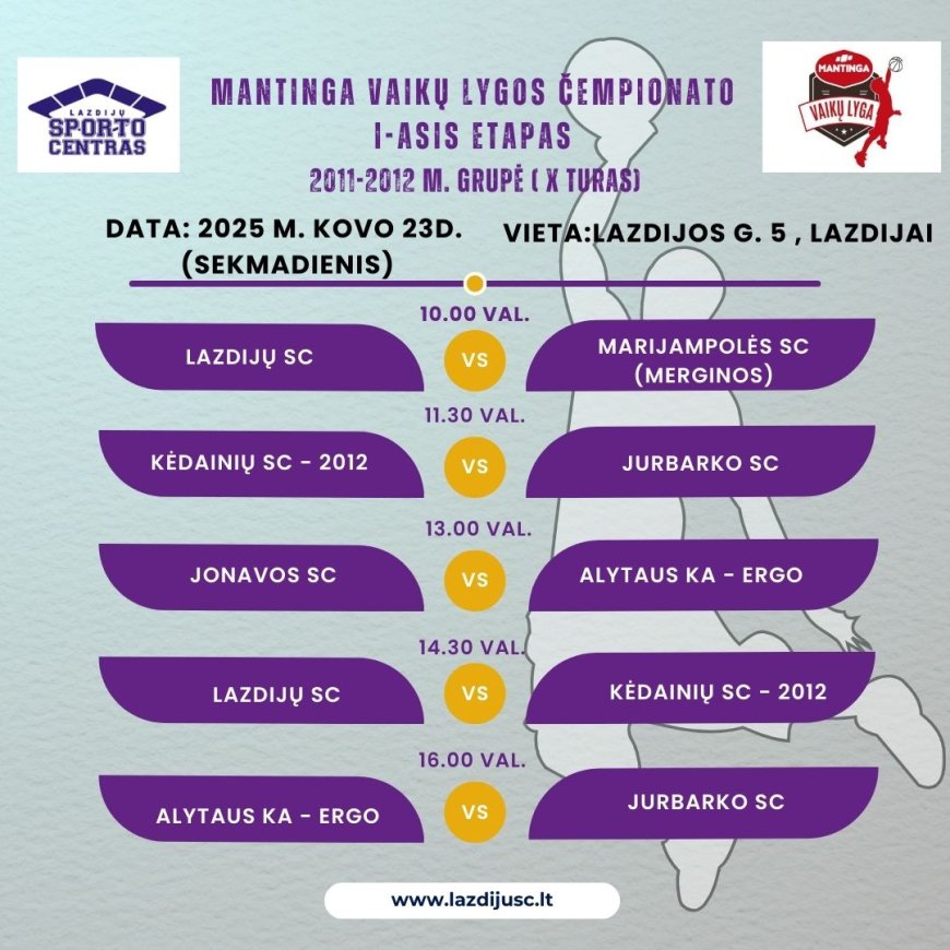 Mantinga – vaikų lyga