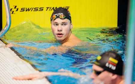 Juška nenustoja stebinti – pagerino Lietuvos rekordą, Rapšys kitoje rungtyje – auksinis