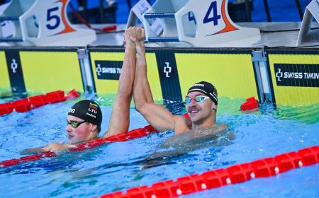 „Akvilė“ Lietuvos plaukimo čempionate – sveikinimai A. Šidlauskui ir vyriškas jaunuolio rekordas