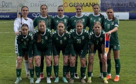 Merginų U19 rinktinė solidžia pergale baigė pasirodymą Kroatijoje