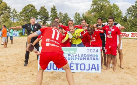 Startuoja registracija į 2025 metų „Stiklita“ Lietuvos paplūdimio futbolo čempionatą