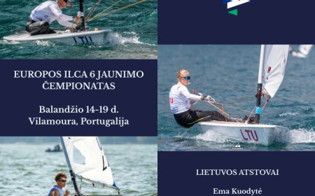 - Europos jaunimo čempionate trys Lietuvos jaunieji buriuotojai sieks patekti į auksinį laivyną