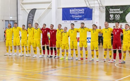 Futsal rinktinė antroje dvikovoje turėjo pripažinti latvių pranašumą