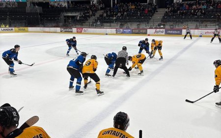 Lietuvos vyrų ledo ritulio rinktinė Estijoje sužaidė dar vienerias kontrolines rungtynes