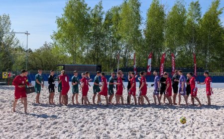 Paplūdimio futbolo rinktinės treneris Meškinis po susitikimų su Čekija: pamatėme augimą