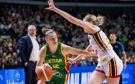 Lietuvos rinktinės kapitonė Juškaitė apie pasirengimą Europos čempionatui: sezono įspūdžiai, nauji iššūkiai ir laukimas nuo vasario