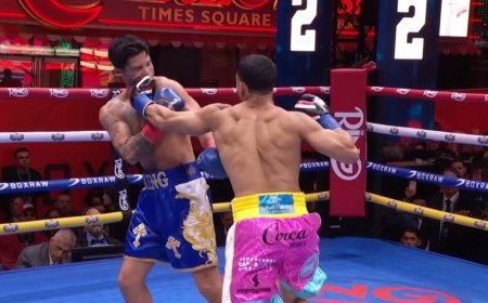 Ryanas Garcia – pagrindinis Niujorko bokso vakaro pinigų laimėtojas: daugiau nei pusė 37,7 mln. JAV dolerių prizinio fondo