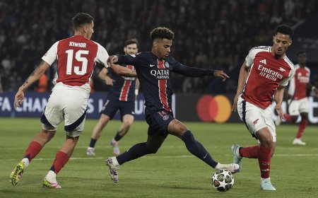 Čempionų lygoje „Arsenal“ dar sykį įveikę „Saint-Germain“ futbolininkai žengė į finalą