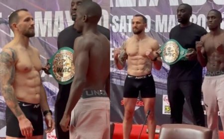 Kavaliauskas ir Cissokho pasiruošę svarbiausiai WBC bokso kovai – abu sėkmingai įveikė svėrimą
