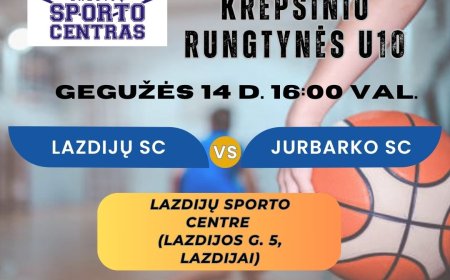 Draugiškos krepšinio rungtynės U10