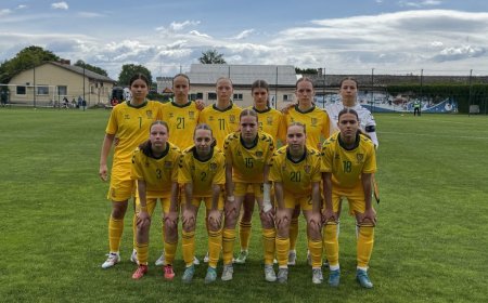 Merginų U16 rinktinė neprilygo bendraamžėms iš Čekijos