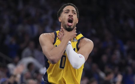 Pratęsimo dramoje „Pacers“ seriją pradėjo pergale Niujorke