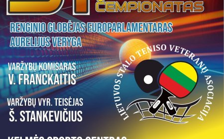 51-ASIS LIETUVOS STALO TENISO VETERANŲ ČEMPIONATAS