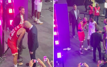 Jautrus momentas: ašaromis apsipylusį E.Fournier guodė V.Spanoulis