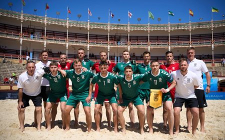 Dvi iš dviejų: paplūdimio futbolo rinktinė Ispanijoje pranoko ir anglus