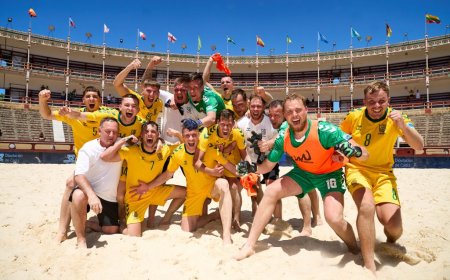 Azerbaidžaną nugalėję lietuviai tapo turnyro Ispanijoje laimėtojais