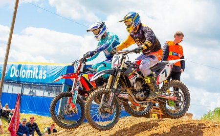 Lietuviai kovoje su Baltijos elitu: motokroso čempionato starte netrūko adrenalino