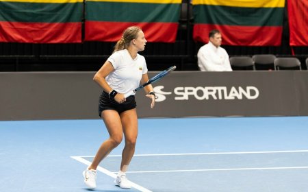 Patricija Paukštytė pralaimėjo ITF turnyro Tunise pusfinalį po atkaklios kovos