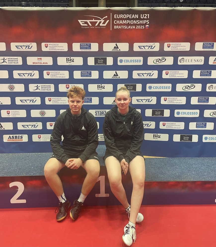 Marija Mikalauskytė ir Ignas Šišanovas dalyvauja Europos U21 čempionate