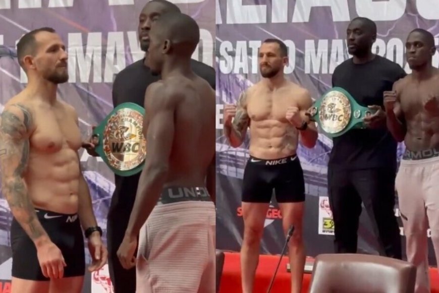 Kavaliauskas ir Cissokho pasiruošę svarbiausiai WBC bokso kovai – abu sėkmingai įveikė svėrimą