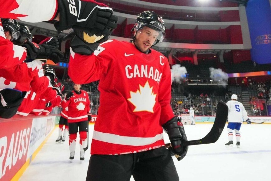 Kanados rinktinė sutriuškino Prancūziją, Sidney Crosby pelnė pirmą įvartį čempionate, o Vengrija pasiekė istorinę pergalę prieš Kazachstaną