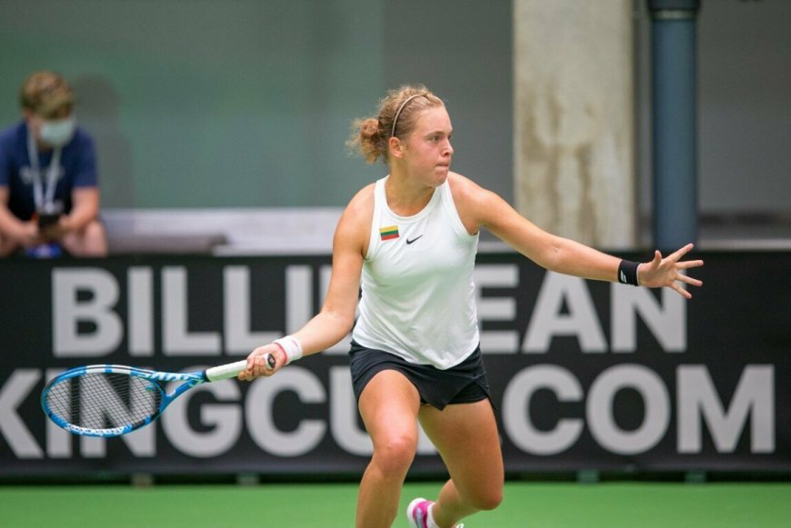 Iveta Dapkutė Armėnijoje laimėjo prieš aukščiau reitinguotą varžovę ITF moterų teniso turnyre