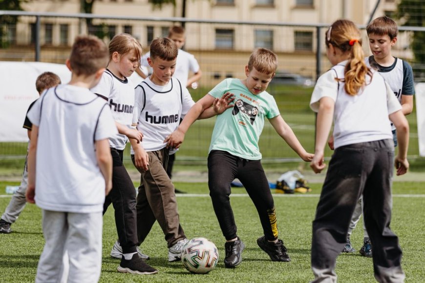 „EPLAY“ futbolo festivalis Kaune sutelkė 240 vaikų