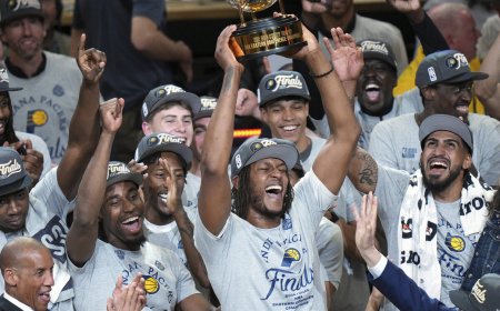 Tritaškius lieję „Pacers“ po 25 metų pertraukos grįžo į finalą