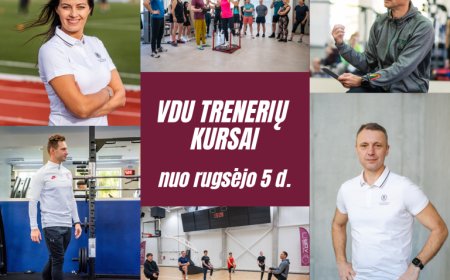 VDU kviečia į trenerių kursus