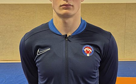 Europos imtynių jaunių čempionatas: šeštadienį pergalių sieks V. Golovatyj