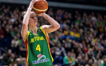 Europos moterų krepšinio čempionato startas: Justė Jocytė apie atsakomybę ir svarbiausias pirmąsias rungtynes prieš Slovėniją