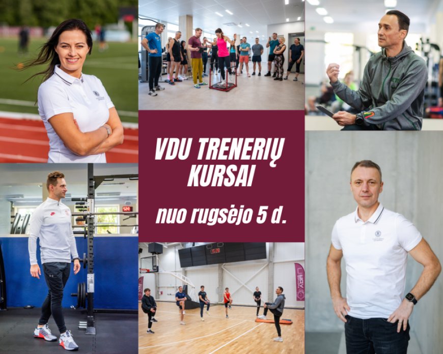 VDU kviečia į trenerių kursus