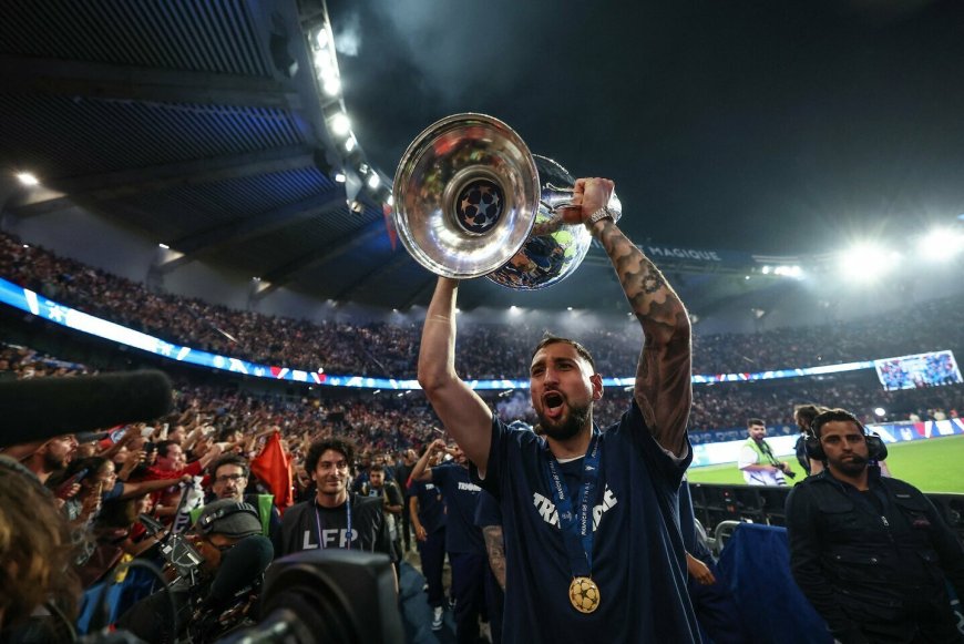 Gianluigi Donnarumma svarsto ateitį PSG: ar vartininkas paliks klubą po Čempionų lygos triumfo?