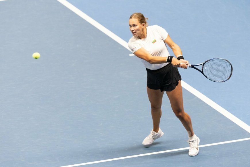 Patricija Paukštytė su Astrid Cirotte ITF moterų teniso turnyre Tunise žengė į dvejetų finalą