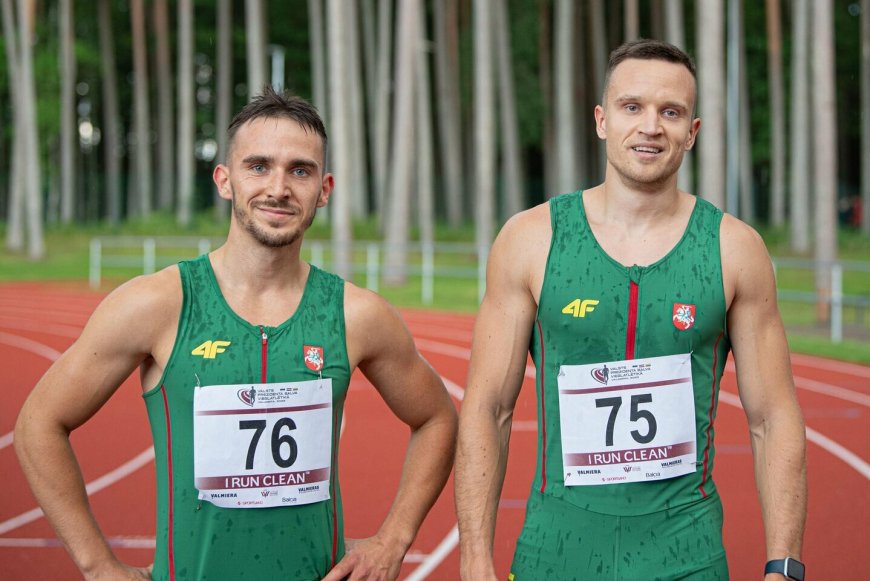 Lietuvos 4x100 m estafetės rekordas pagerintas po 16 metų – Vilniaus ir Kauno sprinteriai pasiekė naują rezultatą