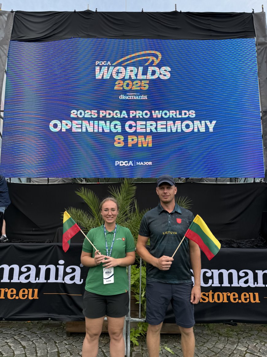 Pirmasis PDGA diskgolfo pasaulio čempionatas Europoje: triumfai, drama ir lietuvių debiutas
